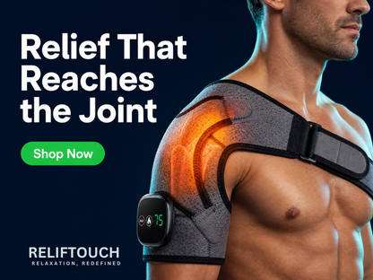 Heated Vibration Massager Brace – Shoulder, Knee & Elbow