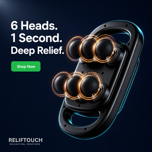 6-Head Deep Tissue Massage Gun