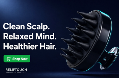 Silicone Scalp Massage Brush – Shampoo Hair Wash Comb
