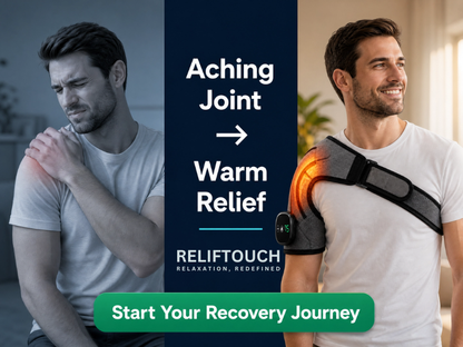 Heated Vibration Massager Brace – Shoulder, Knee & Elbow