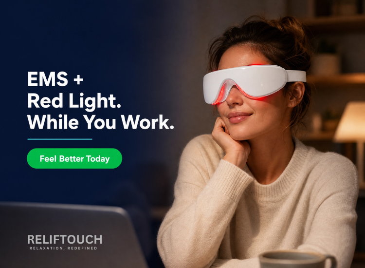 EMS & Red Light Eye Massager Glasses
