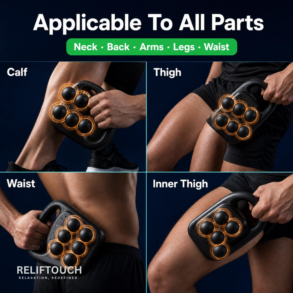 6-Head Deep Tissue Massage Gun