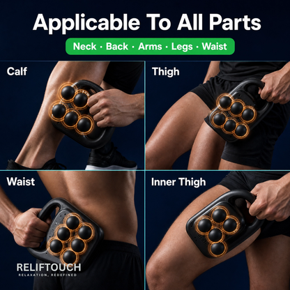 6-Head Deep Tissue Massage Gun