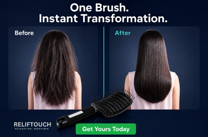 Detangling Scalp Massage Comb – Fast-Drying Hair Brush