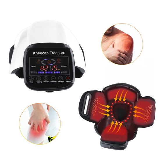 Infrared Heating Knee Massager Electric Air Pressure Shoulder/Elbow/Knee Massage Physiotherapy Kneecap Joint Muscle Relaxation