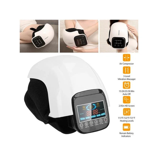 Electric Infrared Heating Knee Massager Air Pressure Vibration Physiotherapy Instrument Knee Massage Rehabilitation Pain Relief